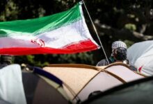 عکس | برافراشتن پرچم ایران در قلب آمریکا