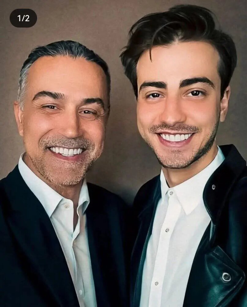 عکس جدید دانیال حکیمی در کنار پسرش