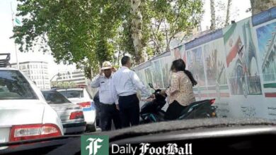 عکس پایان موتور سیکلت زنانه بی حجاب در تهران