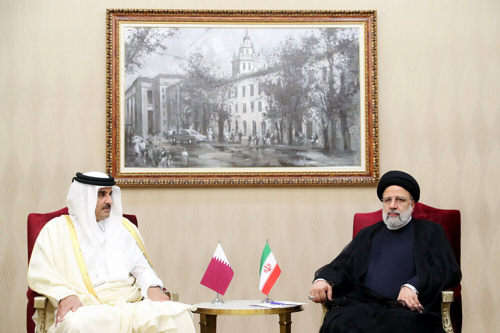 تاکید ایران و قطر بر توسعه روابط دوجانبه!