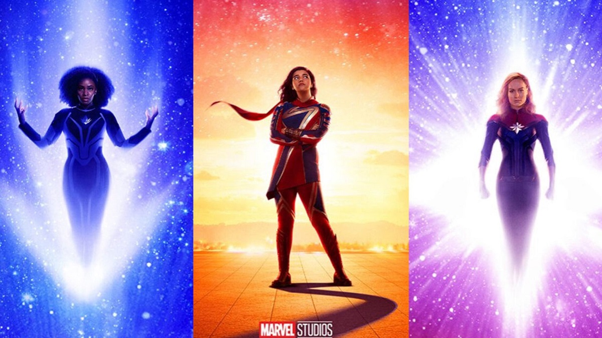 پوستر فیلم The Marvels در مراسم CinemaCon [+عکس]
