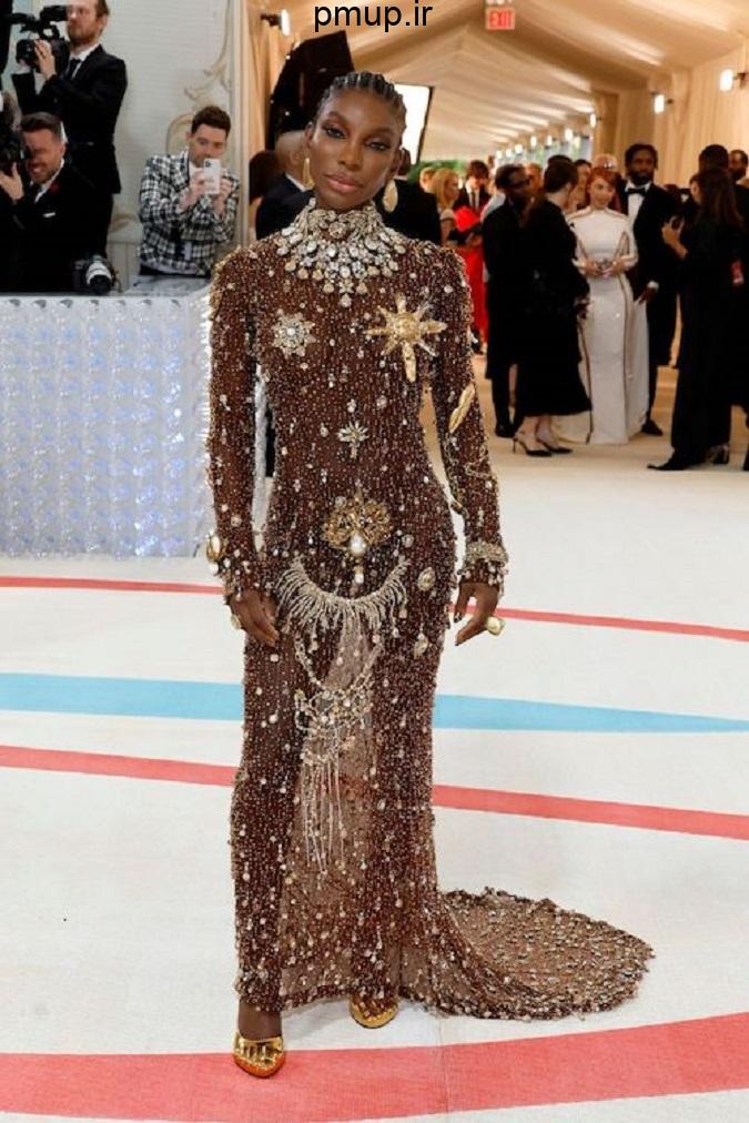 استایل میکلا کوئل در مراسم MetGala