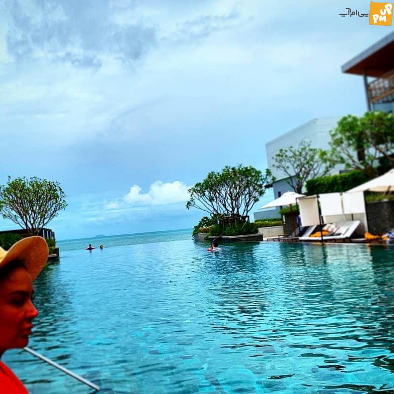 تقریحات لاکچری خانم بازیگر در سفر به خارج از کشور! 1 سولماز آقاقانی بازیگر سه در چهار عاشق خارج از کشور بود.