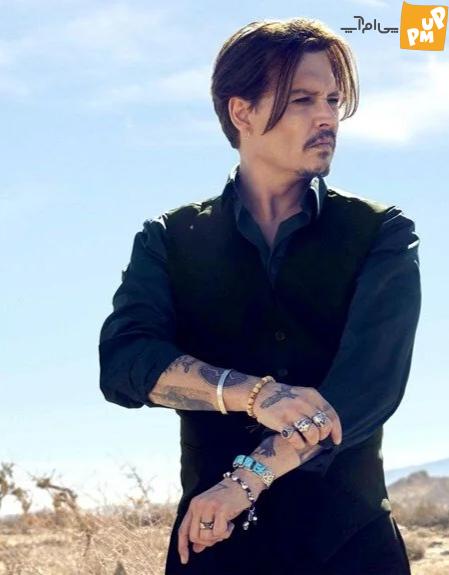 جانی دپ مدل می شود! گران ترین قرارداد این بازیگر! 2 جانی دپ