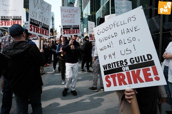 توقف تولید بسیاری از فیلم و سریال های هالیوودی در پی اعتصاب نویسندگان آمریکایی!