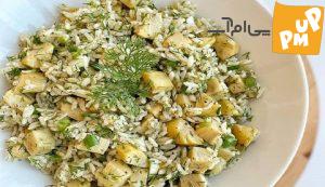 «کنگر پلو» یک غذای خوشمزه و معطر ایرانی/ دستور پخت این غذای لذیذ 1 کنگر پلو