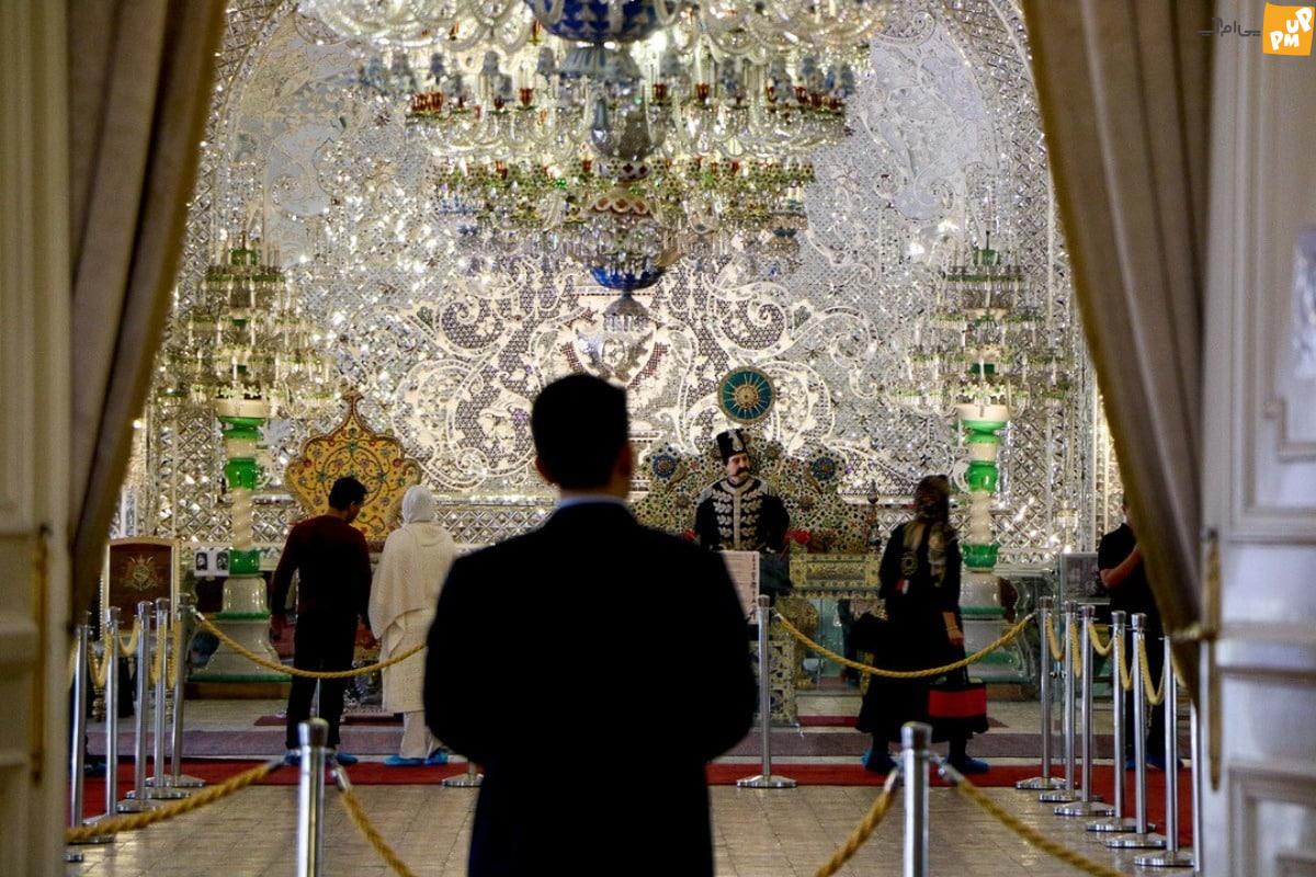 ناپدید شدن فرش های کاخ سعد آباد در دوران حکومت روحانی! /عکس