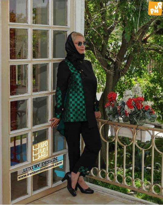 مریم کاویانی با این لباس و ژست عجیبش غوغا به پا کرد! /عکس