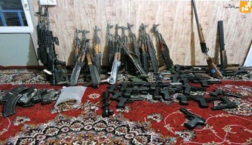 انهدام باند قاچاق اسلحه در مرز بلوچستان و بلوچستان