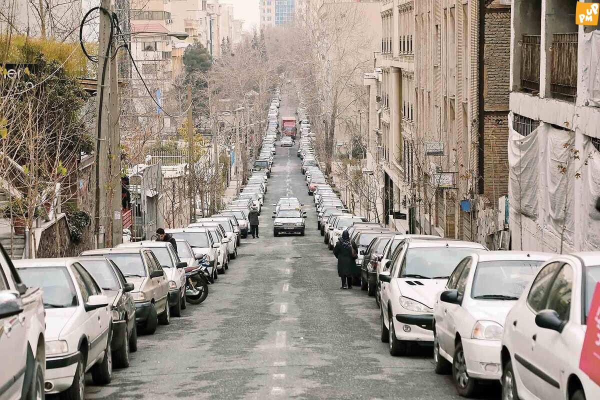 کمبود یک میلیون و 500 هزار جای پارک در تهران!/عکس