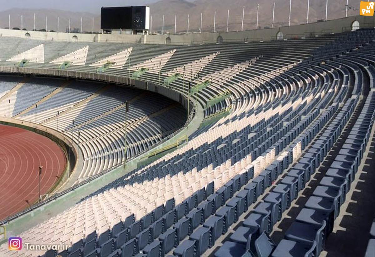 وضعیت آشفته بازار ورزشگاه آزادی در آستانه بازی پرسپولیس در آغاز لیگ برتر حاشیه ساز شد! /عکس