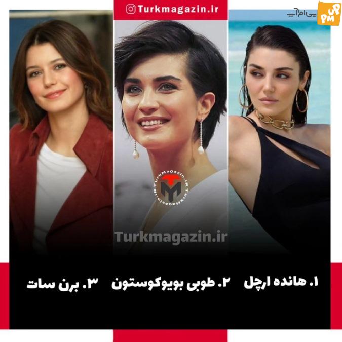 زیباترین بازیگر زن ترکیه بر اساس هوش مصنوعی