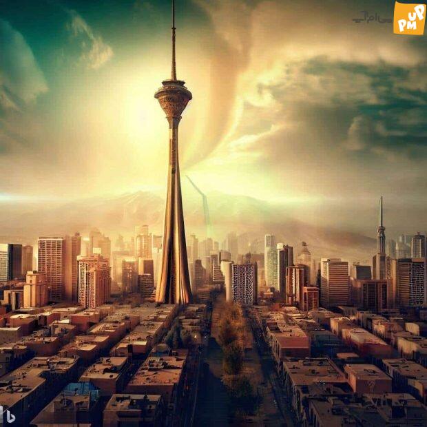عکس پیش بینی آینده شهرهای ایران با هوش مصنوعی