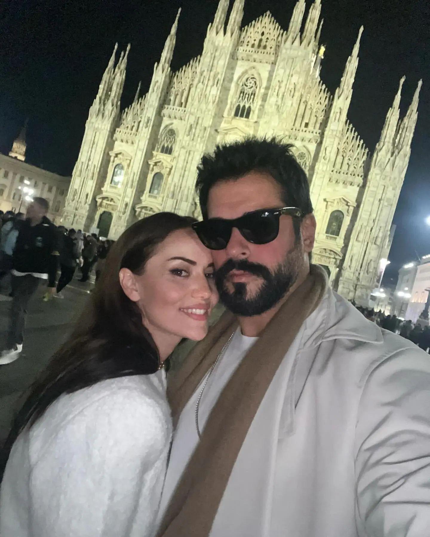عکس های جنجالی مرد جذاب ترک با نامزدش در ایتالیا