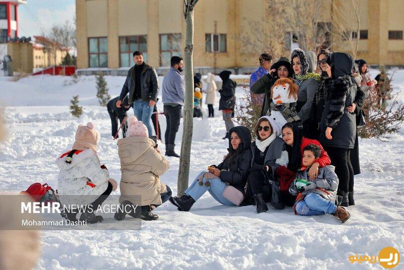 عکس های زیبا از جشنواره یک روز داغ برفی در اردبیل!