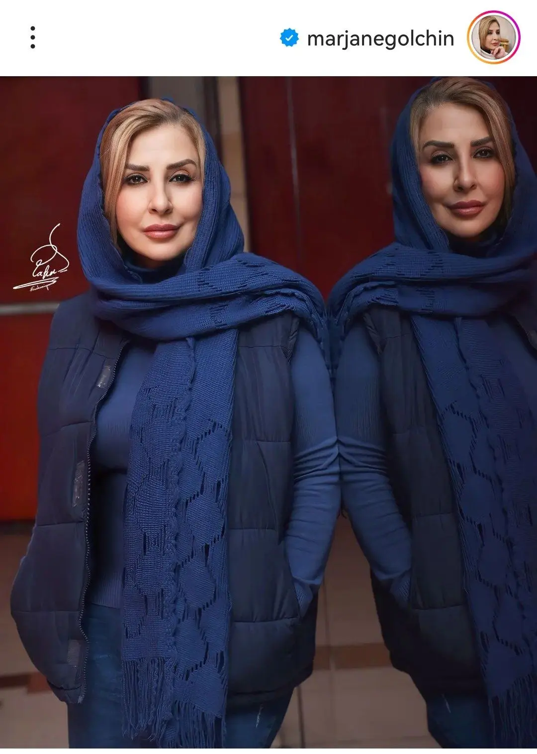 مرجانه گلچین با این عکس جذابش اینستاگرام را منفجر کرد!/عکس 1 مرجانه گلچین با این عکس جذابش اینستاگرام را منفجر کرد!/عکس