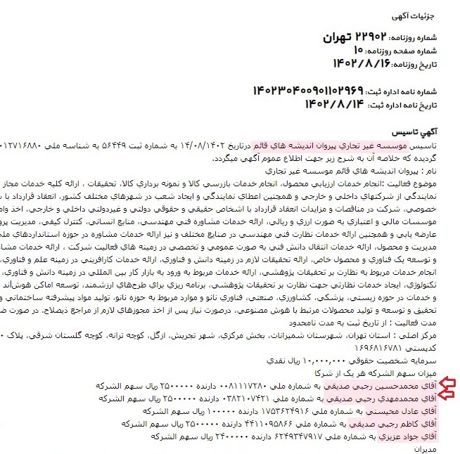 موسسه کاظم صدیقی و پسران موسسه کاظم صدیقی و پسران