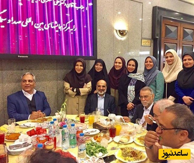 ضیافت افطاری رئیس سابق سد و سیما با حضور مهران مدیری و مگتو / عکس
