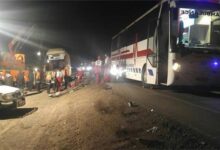 واژگونی اتوبوس در قزوین ۲۱ مصدوم و یک فوتی برجا گذاشت