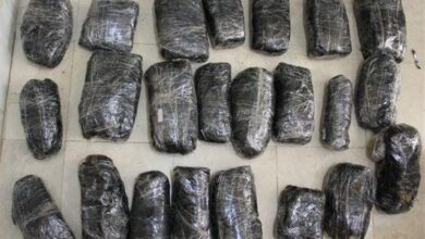 کشف 455 کیلوگرم مواد مخدر در میناب