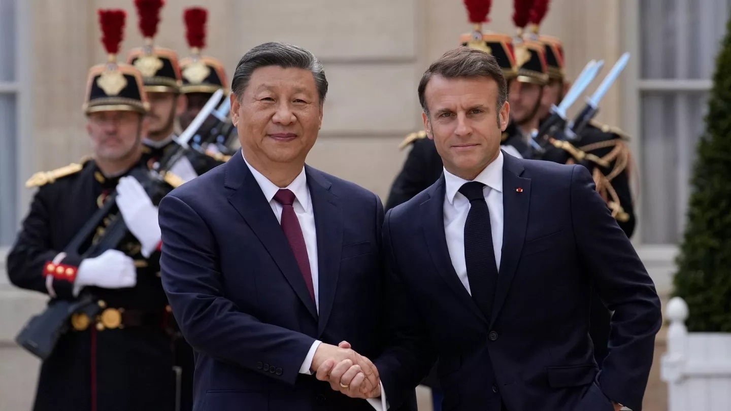 روسای جمهور فرانسه و چین