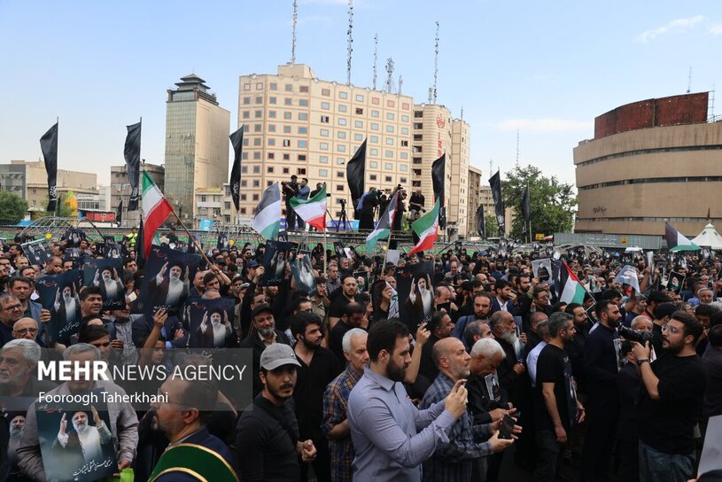 عزاداری ایران در شهادت سید ابراهیم رئیسی