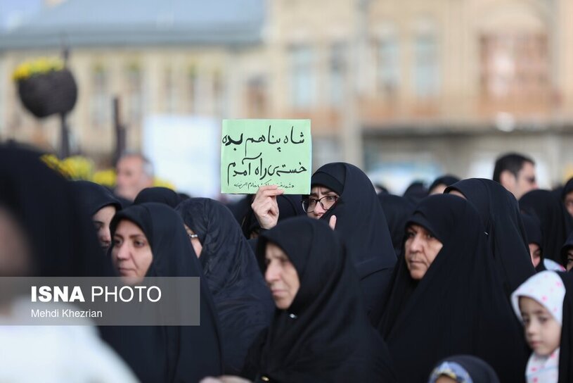 عزاداری ایران در شهادت سید ابراهیم رئیسی