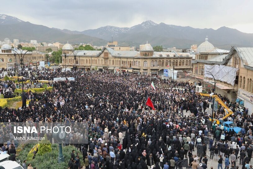 عزاداری ایران در شهادت سید ابراهیم رئیسی