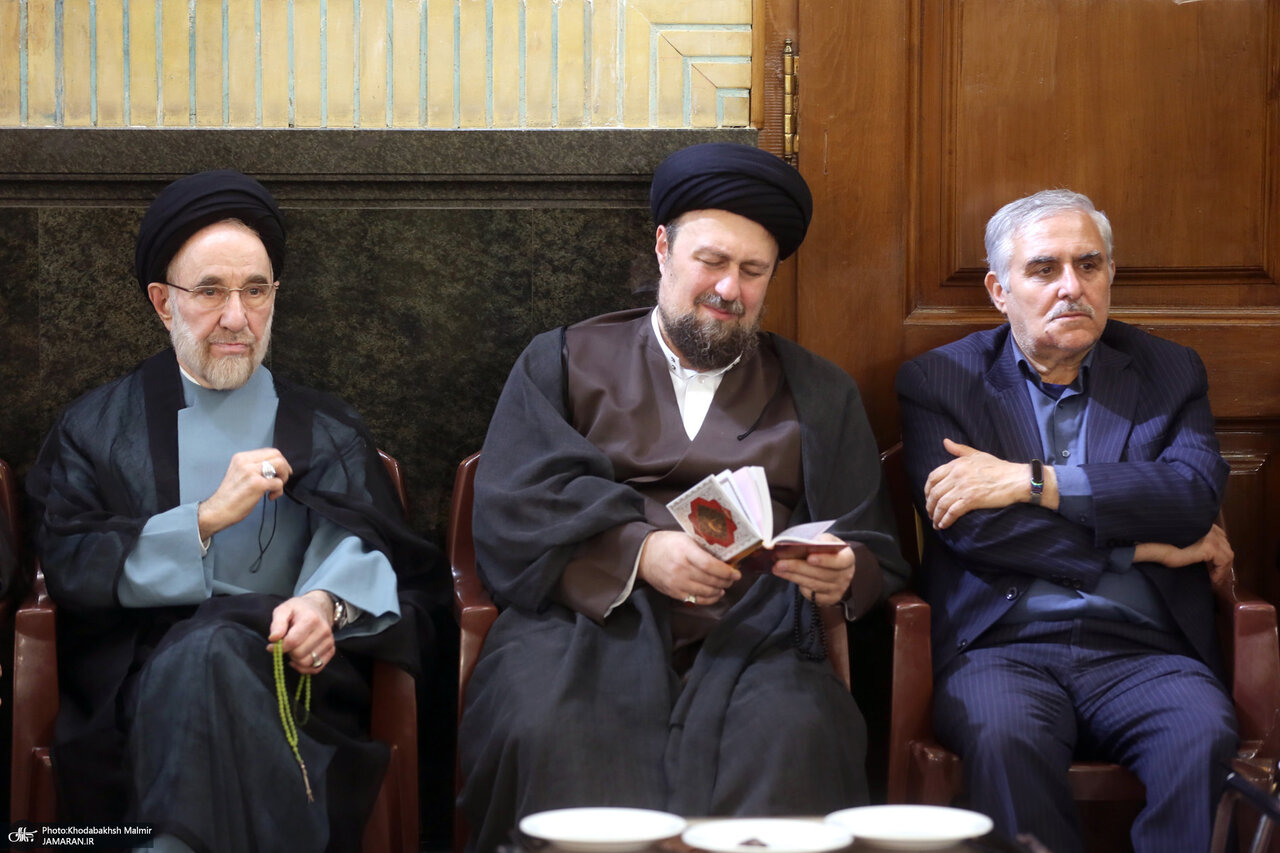 عکس | محمد خاتمی و حسن خمینی در این مراسم ویژه