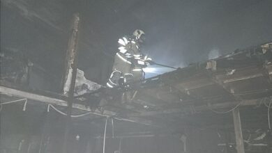 آتش‌سوزی گسترده سوله ۱۰۰۰ متری در چهاردانگه :: بازتاب آنلاین