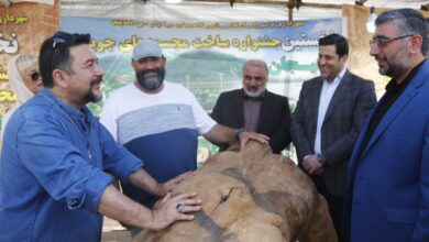 اختتامیه اولین جشنواره مجسمه های چوبی لاهیجان برگزار شد