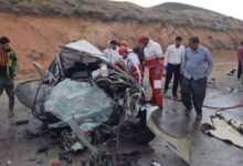 تصادف مرگبار در شازند استان مرکزی؛ ۳ کشته در برخورد پیکان و کامیون