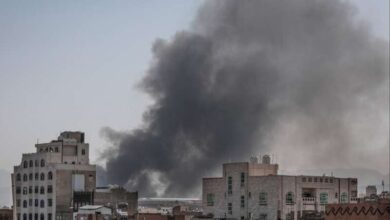 حمله جنگنده های آمریکایی-انگلیسی به فرودگاه یمن