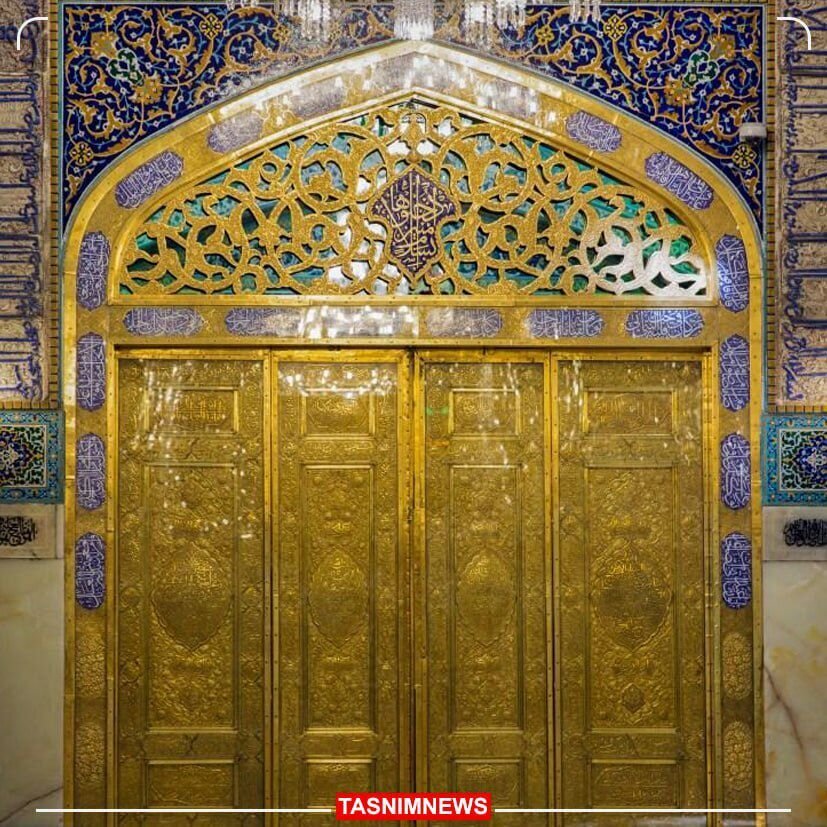 دروازه طلایی جدید قبر امام رضا باز شد! + عکس