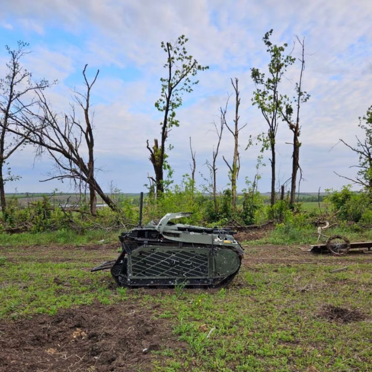 روسیه به خودروی رباتیک مورد استفاده ارتش اوکراین دست یافت