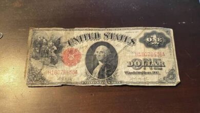 شکل متفاوت یک دلار در سال 1917 (عکس)