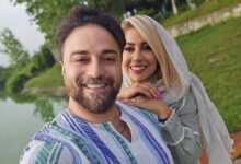 عاشقانه‌های بابک جهانبخش و همسرش وایرال شد+ عکس