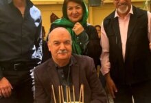 علیرضا خمسه، پوران درخشنده و مجید یاسر در جشن تولد 65 سالگی ایرج طهماسب / مجری کلاه قرمزی 65 ساله شد.