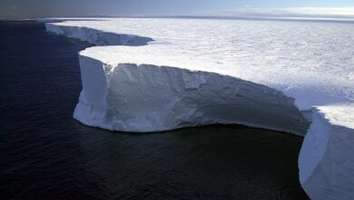 عکسی خاص از یک کوه یخ بزرگ که مورد تحسین جامعه بین المللی عکاسی قرار گرفته است