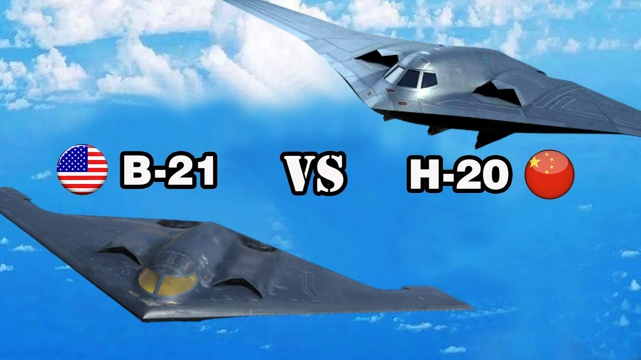 مقایسه بمب افکن چینی شیان H-20 و B-21 آمریکایی؛ کدامیک بهتر است؟ (تصویر)