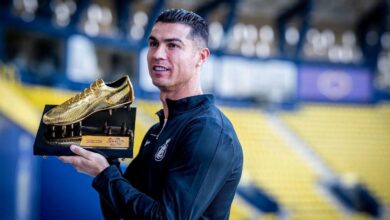کریستیانو رونالدو با 35 گل بهترین گلزن عربستان شد و کفش طلا را از آن خود کرد (+عکس)