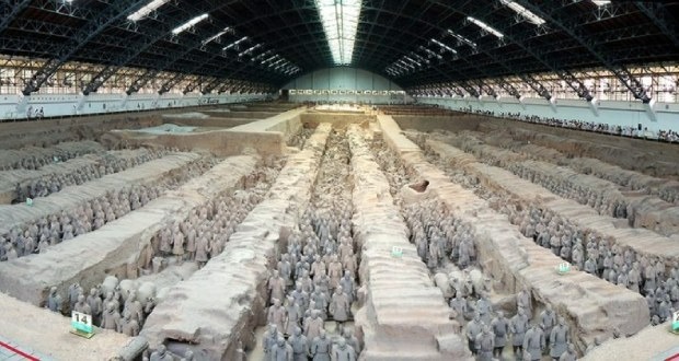 کشف یک گنجینه باستانی در وسط لشکر سفالین چین