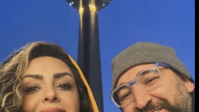آخرین عکس هدایت هاشمی و همسر جوانش تصویر
