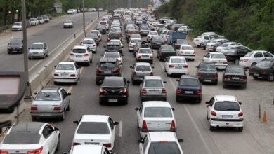 ترافیک پرحجم درآزادراه پردیس-تهران