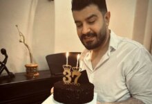 جشن تولد 37 سالگی مجری معروف تلویزیون/عکس