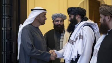 دیدار بحث برانگیز رئیس امارات با "تروریست تحت تعقیب آمریکا" (+عکس)