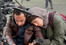عشق نوید محمدزاده و همسرش دل همه را برد / پشت صحنه سریال عکس جدید این بازیگر و همسرش
