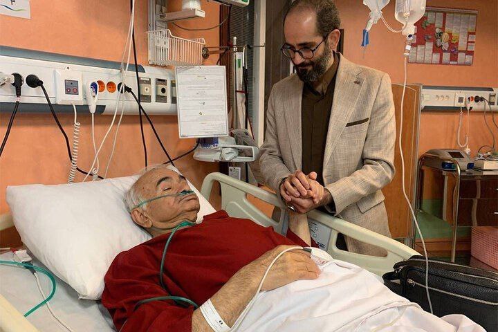 عکس/ اولین تصویر از محمدعلی بهمنی روی تخت بیمارستان