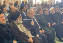 همچنین عکسی از مسعود بیزیکیان در مراسم چهلمین شهید رئیسی/قاضی زاده هاشمی منتشر شد.