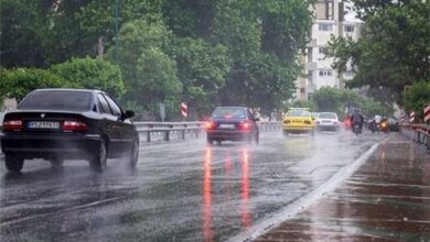 هواشناسی: رگبار باران در برخی نقاط کشور